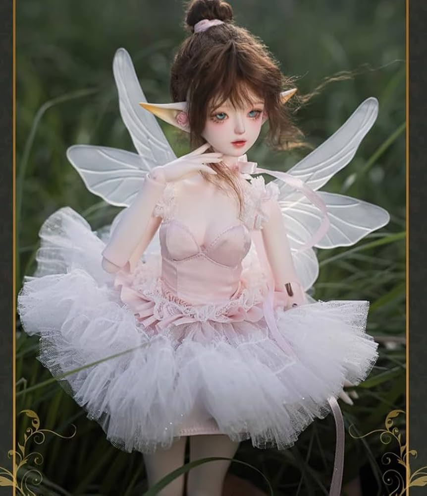 BJD 1/6ドール フルセット 本体 エルフ耳 球体関節人形 メイク済 眼球 Amazon | KAKAA BJDドール フルセット 1/6 球体関節人形 29cm SD